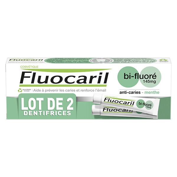 Cosmétique Bi-Fluoré 145mg Dentifrice Menthe Lot de 2 x 75ml 3