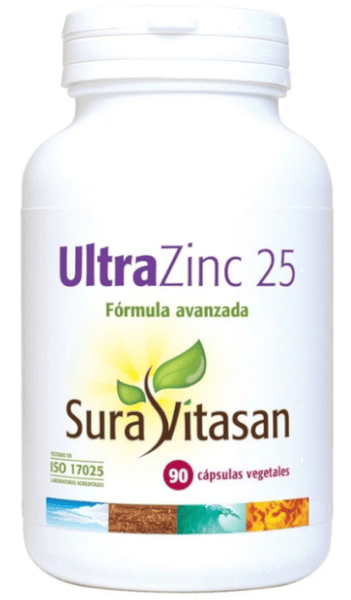 Sura Vitasan Verde Ultra Zinc 25Mg 90 Cápsulas