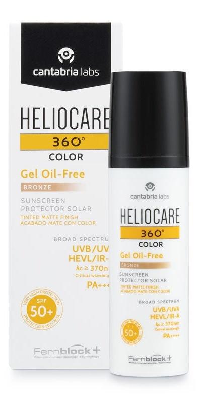Thumbnail 1 de Heliocare 360 Gel Oil Free SPF50+ Color Bronze 3x50 ml ☀️