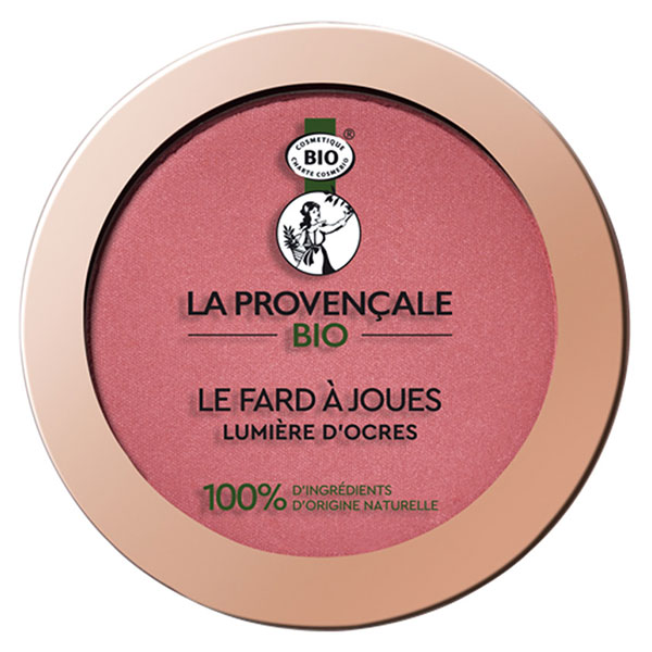 Le Teint Le Fard à Joues Lumière d'Ocres N°02 Rose Faïence Bio 8g