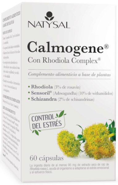 Natysal Calmogene Con Rhodiola Complex 60 Cápsulas