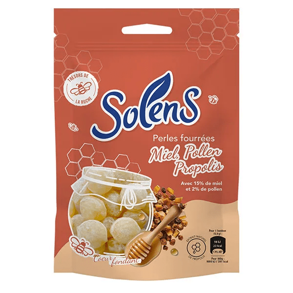 Perles fourrées Miel pollen Propolis 100g 3