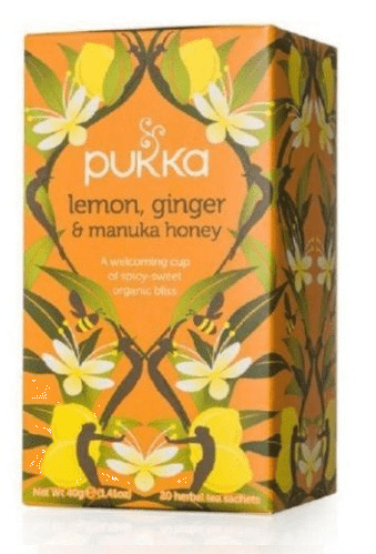 Pukka Infusión Bio Jengibre, Limón Y Miel De Manuka 20 Bolsitas