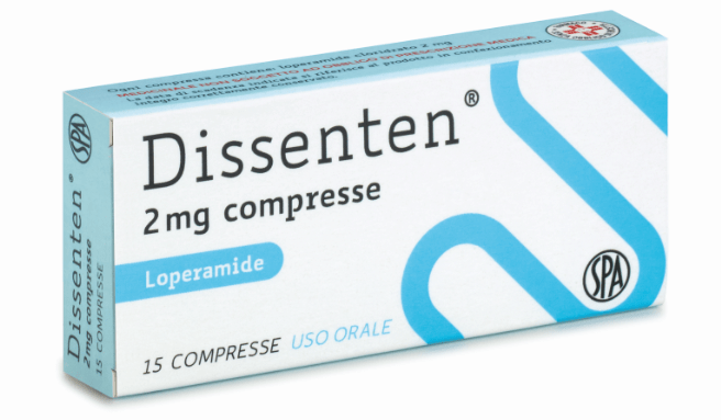 Dissenten 2mg Loperamide cloridrato Diarrea 15 Compresse
