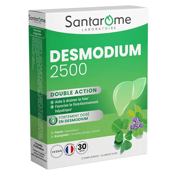 Santarome Phyto - Desmodium 2500 - Détoxifiant du Foie - 30 gélules 4