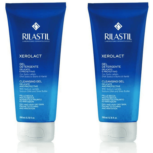 Rilastil Xerolact Gel Limpiador Reparador 2x200ml