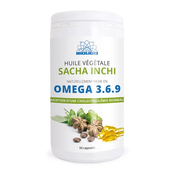 Sacha Inchi Oméga 3-6-9 - 90 capsules