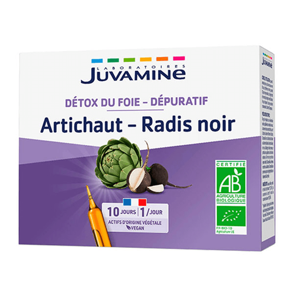 Dépuratif-Détoxifiant Radis Noir Artichaut 10 ampoules 2
