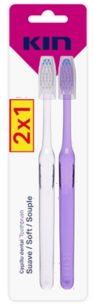 Kin Cepillo Dental Suave 2 Uds - Imagen 2