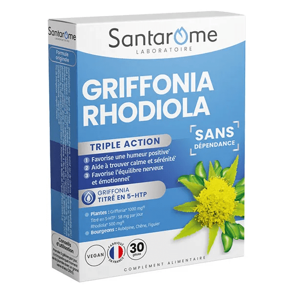 Santarome Phyto - Griffonia Rhodiola - Equilibre émotionnel - 30 gélules 4