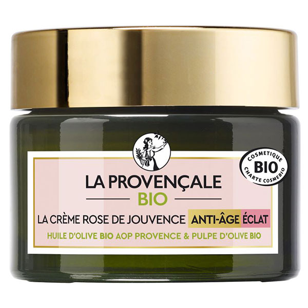 Jouvence La Crème Rose Anti-Âge Éclat Bio 50ml