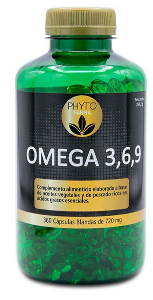 Phytofarma Omega 3,6,9 720 Mg 360 Cápsulas