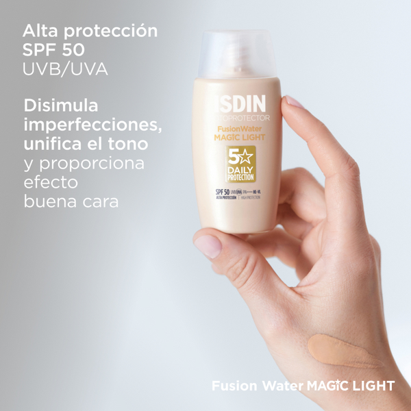 Isdin Fusion Water Magic Color Light SPF50 50 Ml