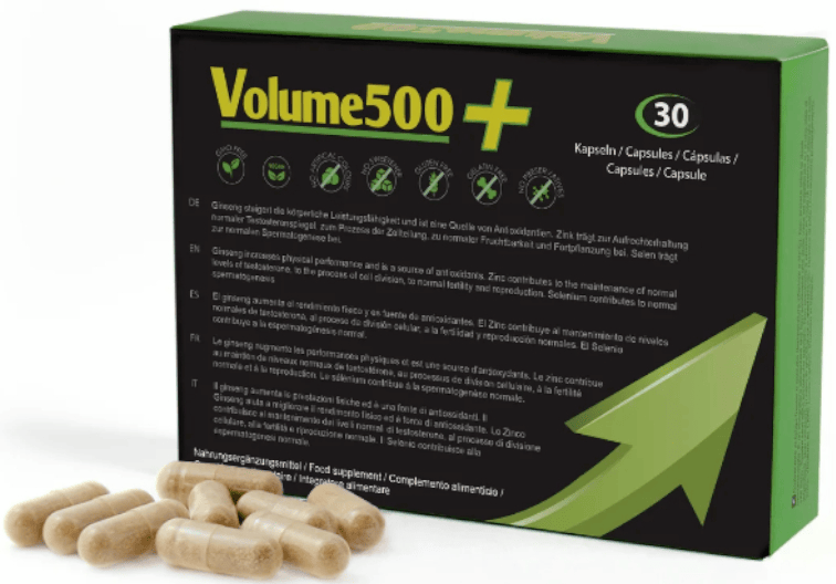 500 Cosmetics Hombre Volume 500 30 Comprimidos