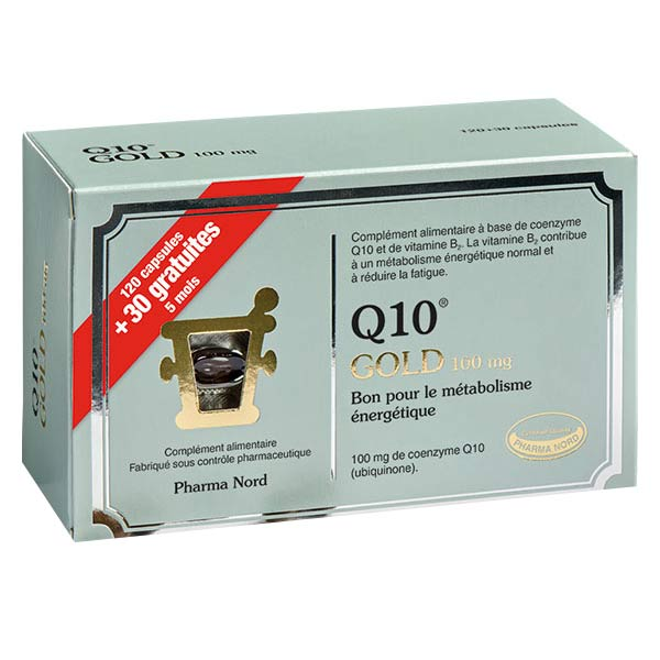 Q10 Gold 100mg 120 capsules + 30 Offertes