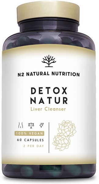 N2 Natural Nutriton Detox Natur 60 Cápsulas Veganas