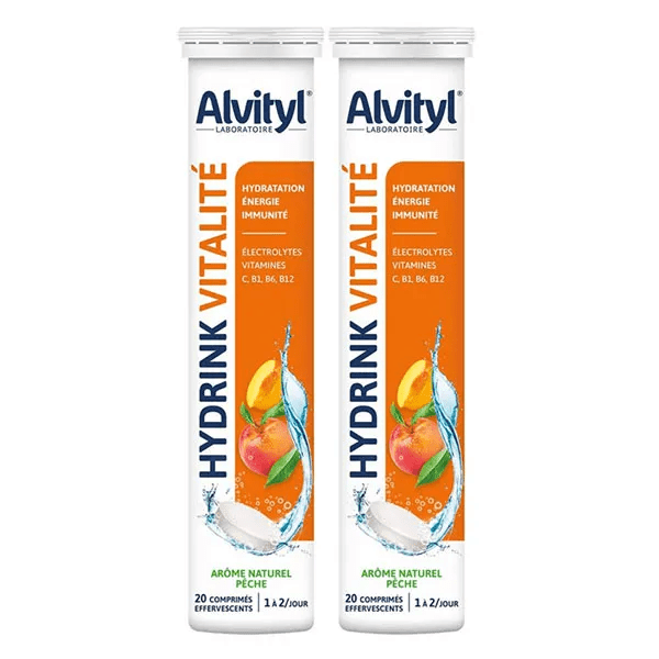 Pack Hydratation Vitalité Lot de 2 x 20 comprimés effervescents