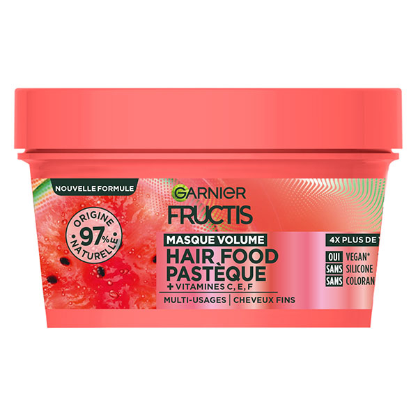 Fructis Hair Food Pastèque Masque volume pour cheveux fins 320ml