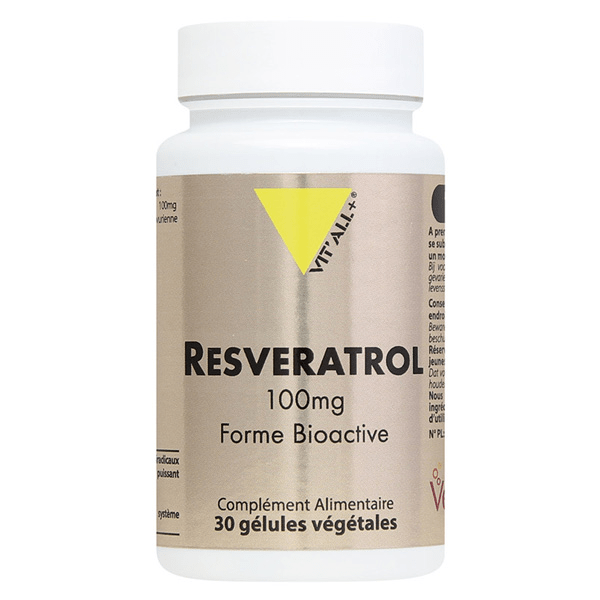 Resvératrol 100mg 30 gélules végétales 2
