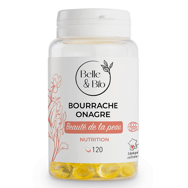 Bourrache et Onagre Bio 120 capsules 2
