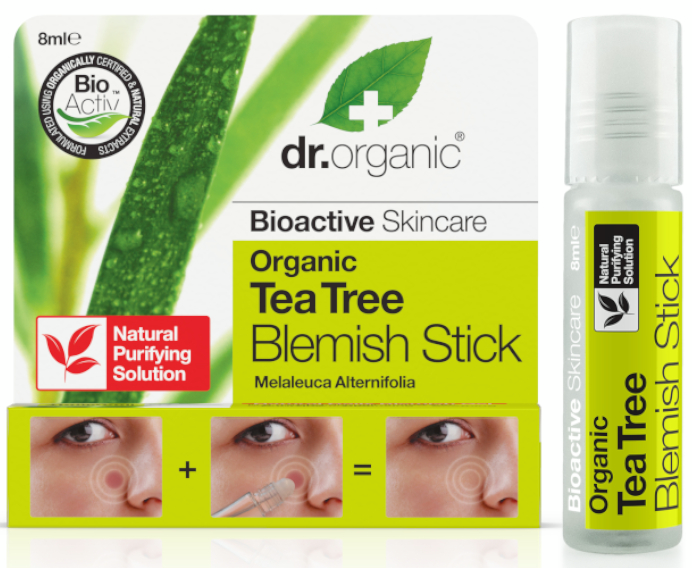 Dr. Organic Stick Para Granos De Árbol De Té 8ml