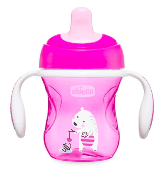 Chicco Vaso Entrenamiento +6m Rosa 200 ml