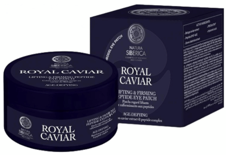 Natura Siberica Royal Caviar Parches Contorno Ojos Reafirmantes 60 uds
