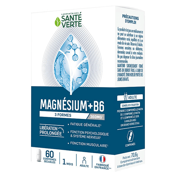 Ingrédients experts Magnésium 3 formes 60 comprimés 4