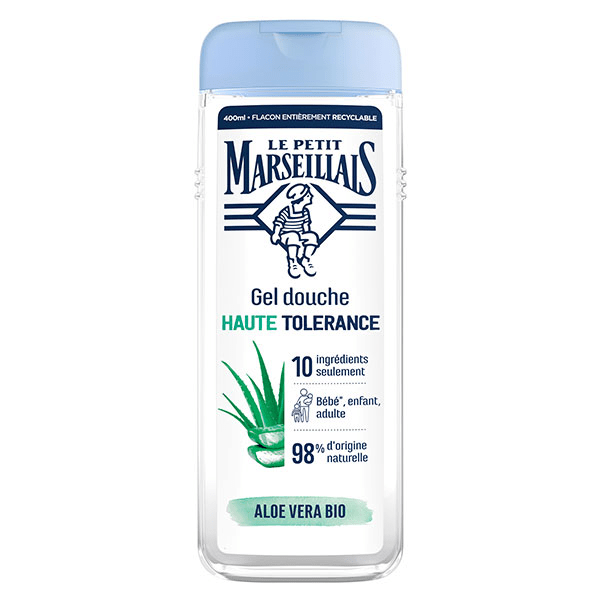 Douche Gel Hydratant Haute Tolérance Aloe Vera Bio 400ml 3