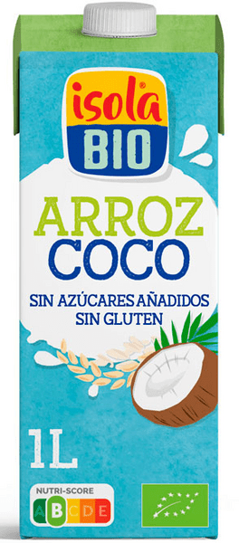 Isola Bio Bebida De Arroz Y Coco 1 L