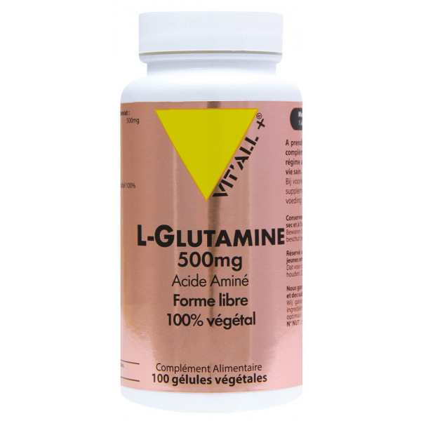 L-Glutamine 500mg 100 gélules végétales