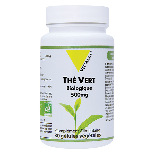 THE VERT BIO 500mg Extrait Standardisé 30 gélules