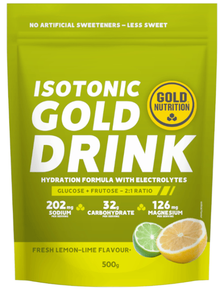 GoldNutrition Gold Bebida Isotónica Lima y Limón 500 gr