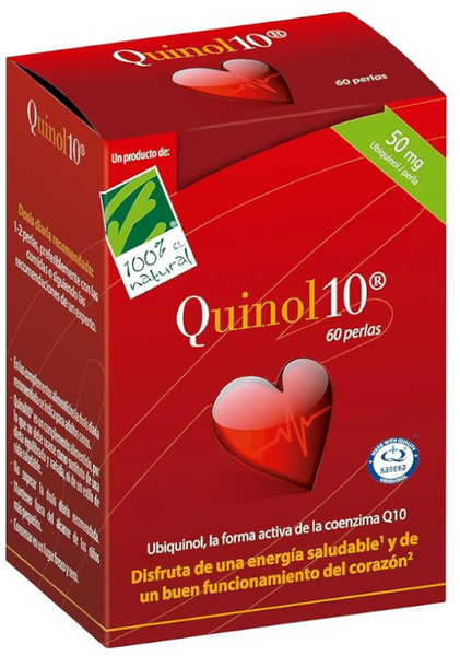 100% Natural Quinol-10 100mg 60 Cápsulas