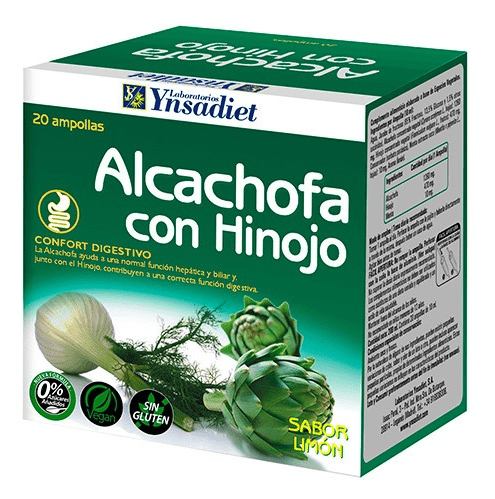 Ynsadiet Alcachofa Con Hinojo 20 Ampollas