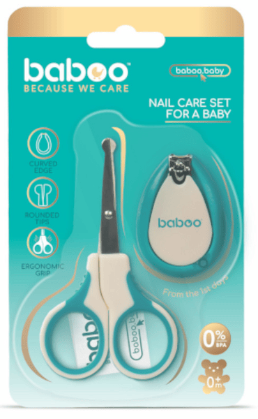 Baboo Set de Manicura Tijeras y Cortauñas +0m