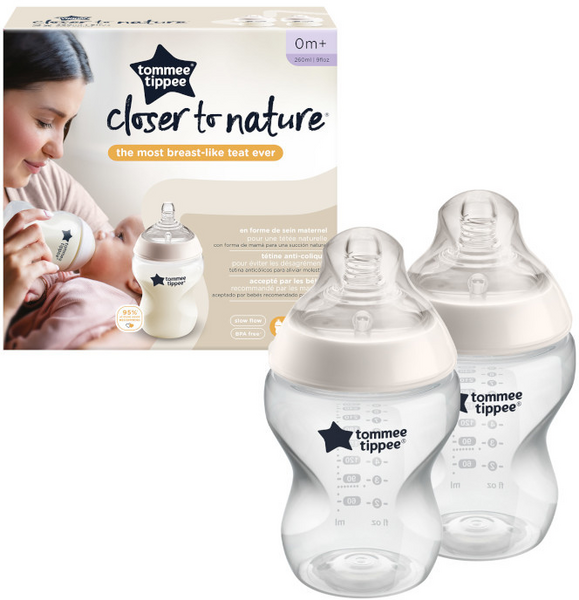 Tommee Tippee Biberón Close To Nature 260 Ml 2 Unidades