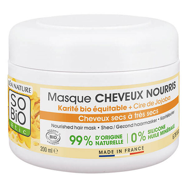 Masque cheveux nourris Karité bio 200ml