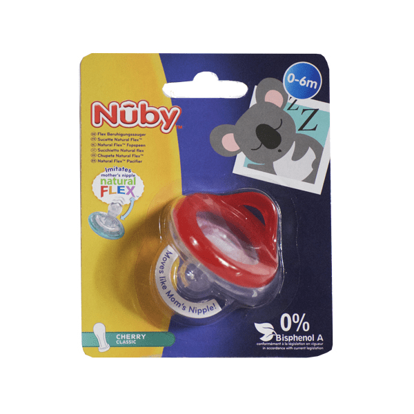 Sucette Natural Flex Cherry Classic 0-6 mois 3