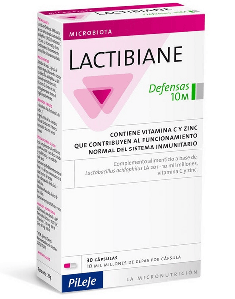 Pileje Lactibiane Defensas 30 Cápsulas