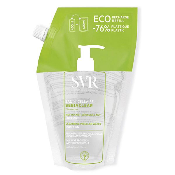 Sebiaclear Eau Micellaire Recharge - 400ml 4