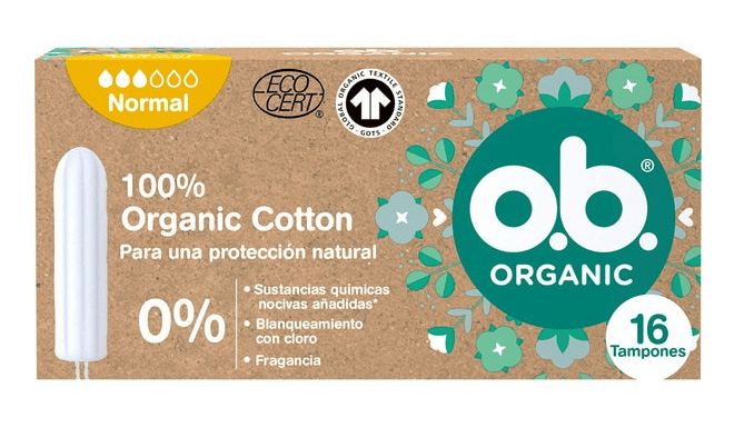 O.b. Tampones Orgánicos Normal 16 unidades