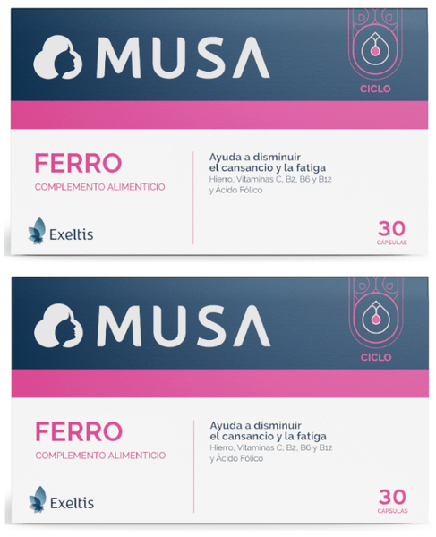 Musa Ferro Anemia 2x30 Cápsulas