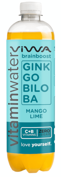 Viwa VitaminWATER BrainBoost Mango, Lima y Lichi 600 ml