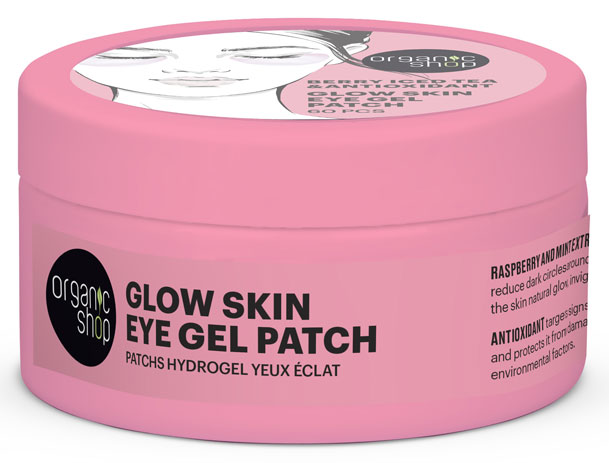 Organic Shop Parches Gel Para Ojos Glow Skin 60 Uds