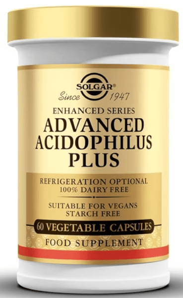 Solgar Advanced Acidophilus Plus 60 Cápsulas Vegetales