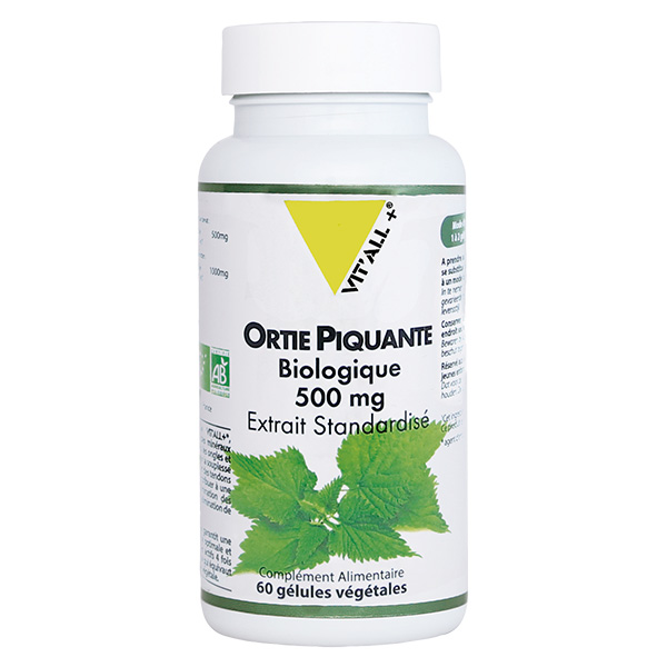 ORTIE PIQUANTE BIO 500mg Extrait standardisé 60 gélules végétales