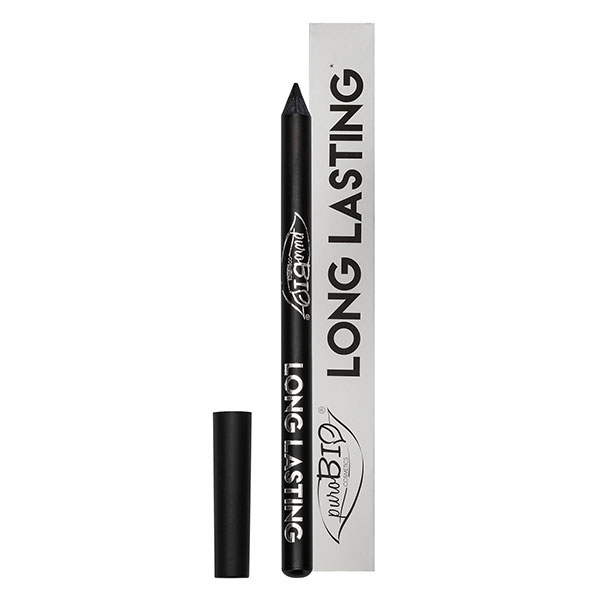 PuroBIO Long Lasting Crayon yeux 01L, Bio, Noir 1,3g 2