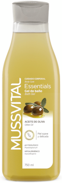 Mussvital Oliva Essentials Gel De Baño De Aceite De 750Ml