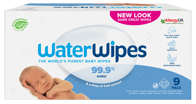 WaterWipes BIO Toallitas De Bebé 9x60 Unidades